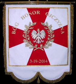 Polonia amerykaska. Chorgwie kocielne.